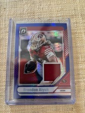 2024 Panini Donruss Optic - Threads Brandon Aiyuk #DTB-BAK Blue Hyper Prizm 
