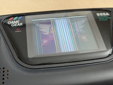 SEGA Game Gear Console + Sonic the Hedgehog spares or repairs 