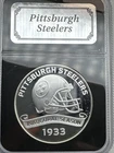 PITTSBURGH STEELERS NFL FOOTBALL 1933 INAUGURAL SEASON 1oz .999 SILVER COIN