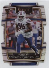 2021 Panini Select Concourse Silver Prizm Die-Cut Carlos Basham Jr Boogie uk2