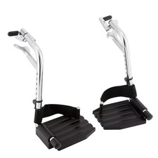 Invacare Wheelchair Legrest with Heel Loops  Swing-Away Design, Adjustable F...