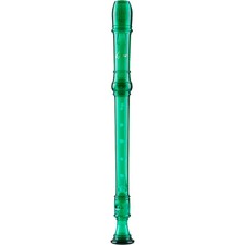 Lyons Premium 3-Piece Translucent Soprano Recorder Transparent Green