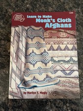 Learn To Make Monks Cloth Afghans Booklet Marilyn Magly Swedish Weaving 2000