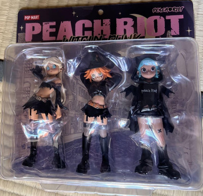 Peach Riot Witchy Punk Pvc Figure Set Of 3 Limited Art Toys Boxed