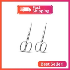 Facial Hair Small Grooming Scissors For Men Women - Eyebrow, Nose Hair, Mustache