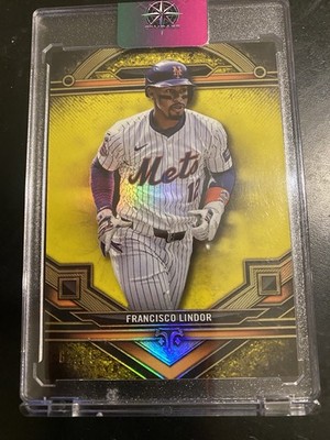 2024 Topps Triple Threads - Francisco Lindor #193 Citrine /75