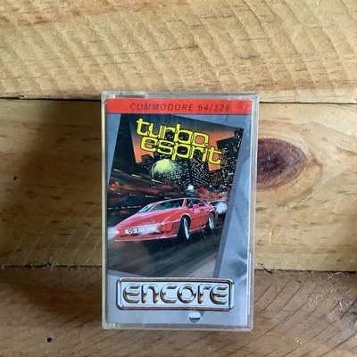 TURBO ESPRIT- COMMODORE 64 on CASSETTE BOXED Tested