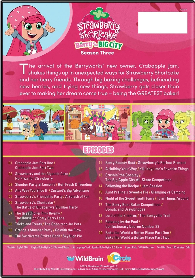 Strawberry Shortcake: Berry in the Big City - Season 3 (DVD) Ana Sani - Image 2 of 3
