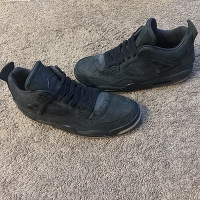 Air Jordan 4 KAWS Black 930155-001 Size 14 worn 1 time No Box