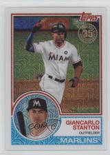 2018 Topps Silver Pack 1983 Design Chrome Series 1 Giancarlo Stanton #23 2k3