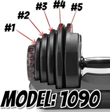 Replacement Weight Plates Compatible Bowflex SelectTech 1090 Dumbbell  1 2 3 4 5