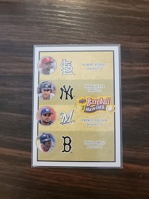 2008 Upper Deck Baseball Heroes - Albert Pujols, Derek Jeter, David Ortiz #200