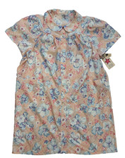 NEW OLD STOCK w/ TAGS Granada Vintage Pearl Snap House Coat Dress Robe Floral 2X