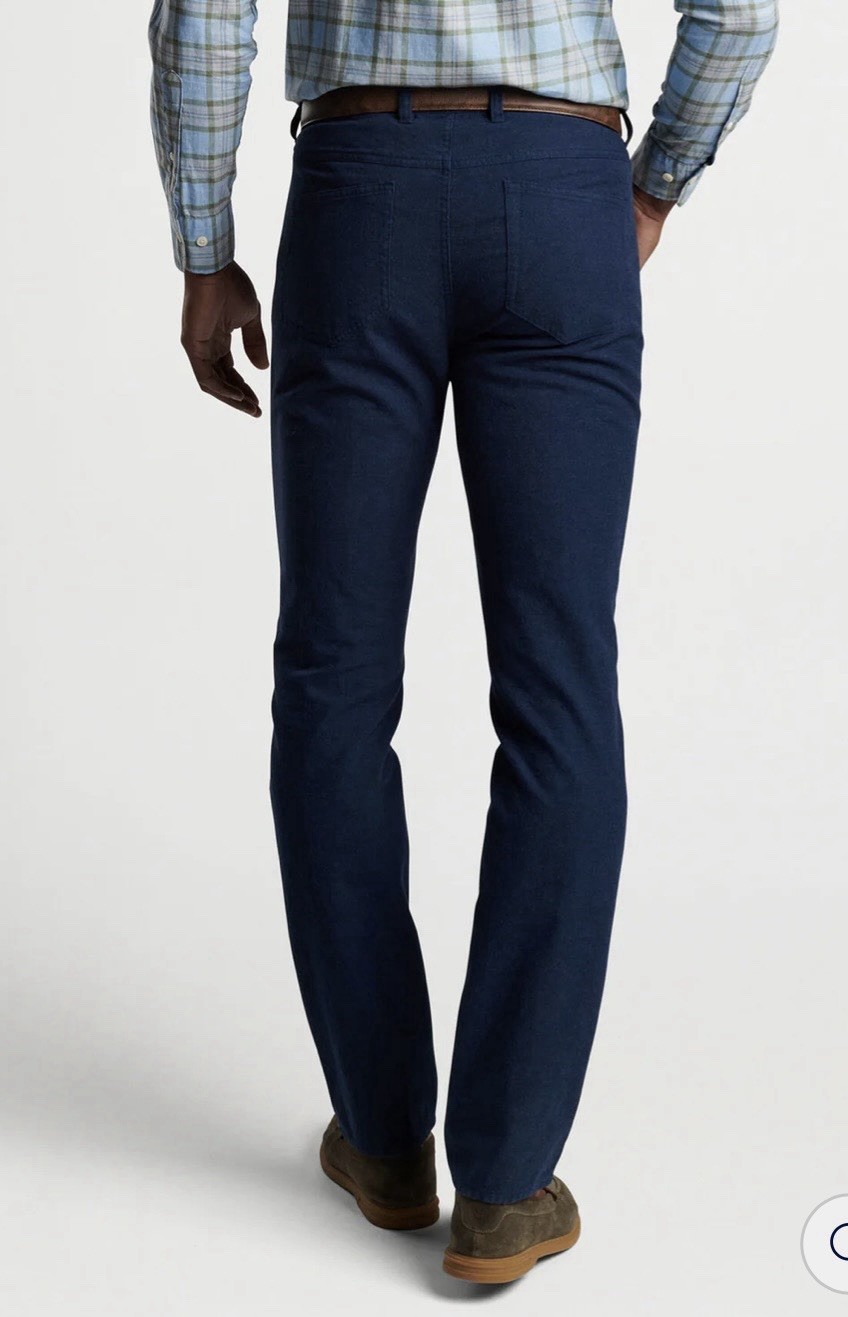 Peter Millar Mountainside Flannel Five-Pocket Pan… - image 2