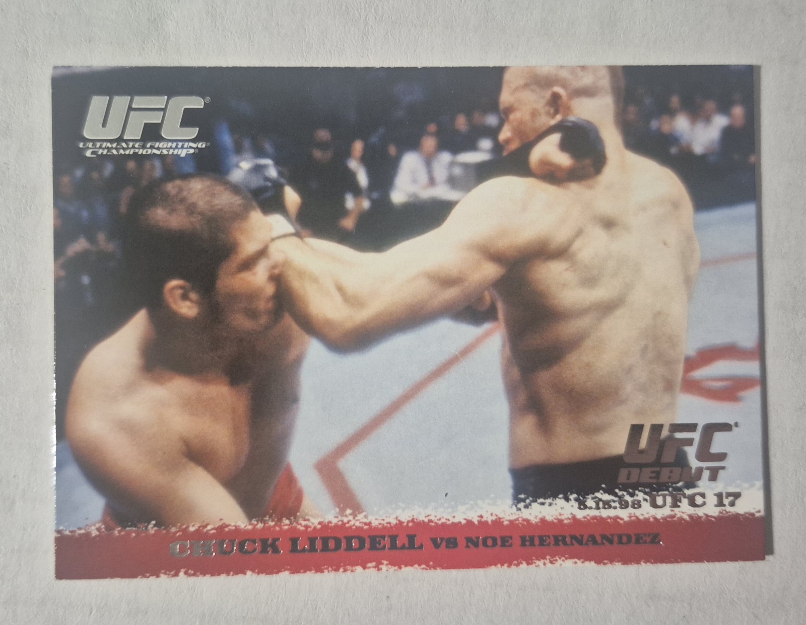 2009 Topps UFC Round 1 #5 Chuck Liddell RC vs. Noe Hernandez