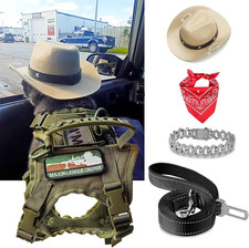 Tactical Cat Harness and Leash for Walking Escape Proof, Adjustable Cat Vest Har