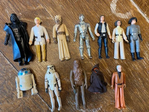 Vintage Star Wars Kenner First 12 Action Figures Read