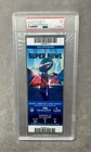 Super Bowl 53 Blue Ticket Patriots Rams Tom Brady Julian Edelman PSA 9 Grade