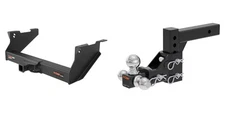 CURT Trailer Hitch Class 5 Towing Kit & Ball Mount 5.75in Rise/Drop 15409-45799