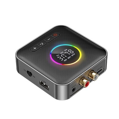 Plug&play 3in1 Bluetooth 5.4 FM Transmitter Receiver Audio Adapter 3.5mm AUX