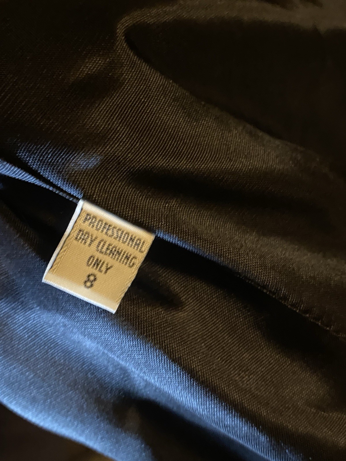 VTG Christian Dior Loro Piana 100percent Superfine Lambswool Black Overcoat Size 8 image 5