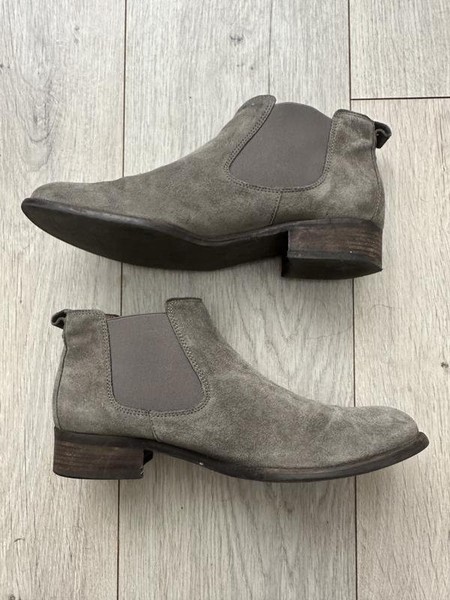 Women Gabor Boots Grey Suede 37 #7UUY