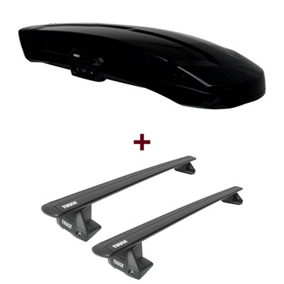 Dachbox Thule Vector L + Dachträger Thule WingBar EVO für Peugeot 3008 I 0U top