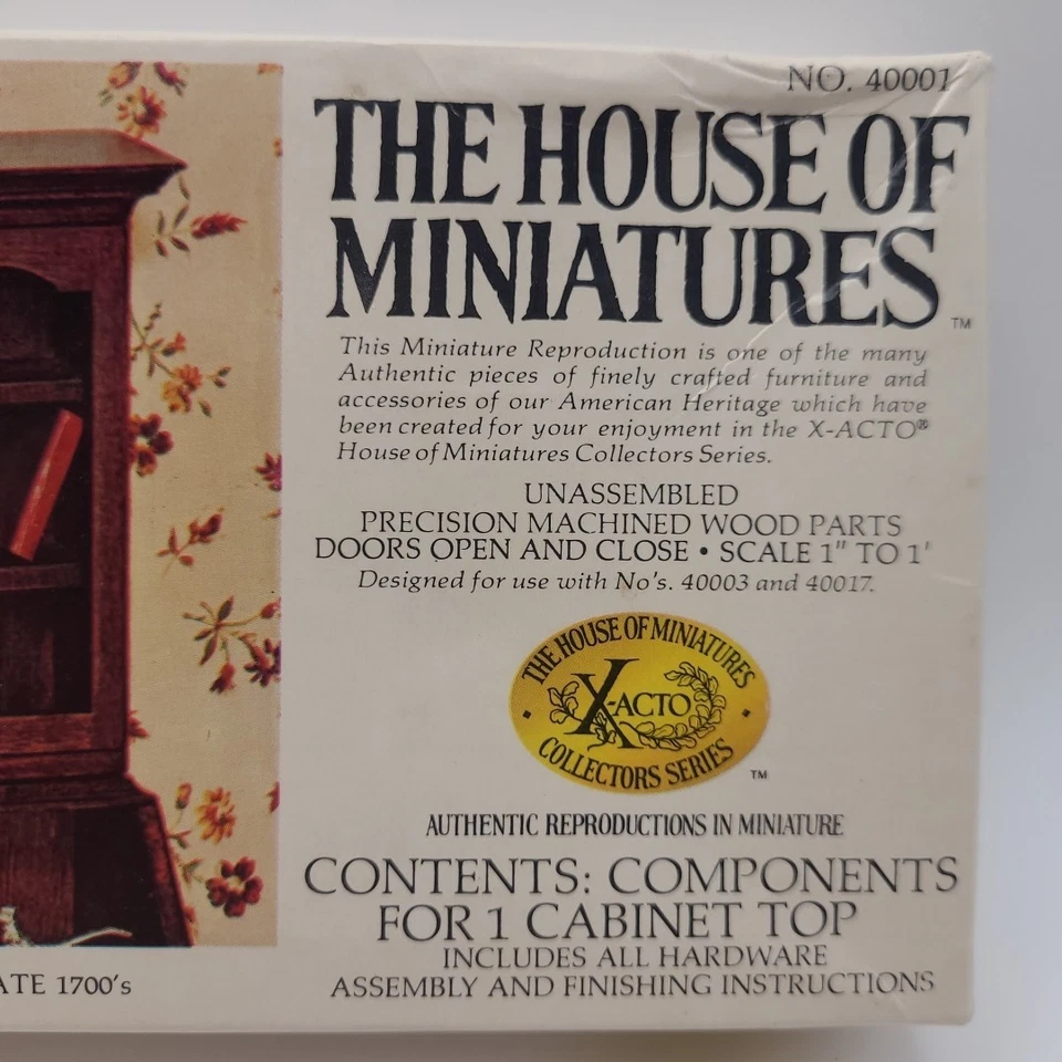 Open Box The House Of Miniatures封闭柜上衣1:12娃娃屋套件40001 — 第 3/4 张图片
