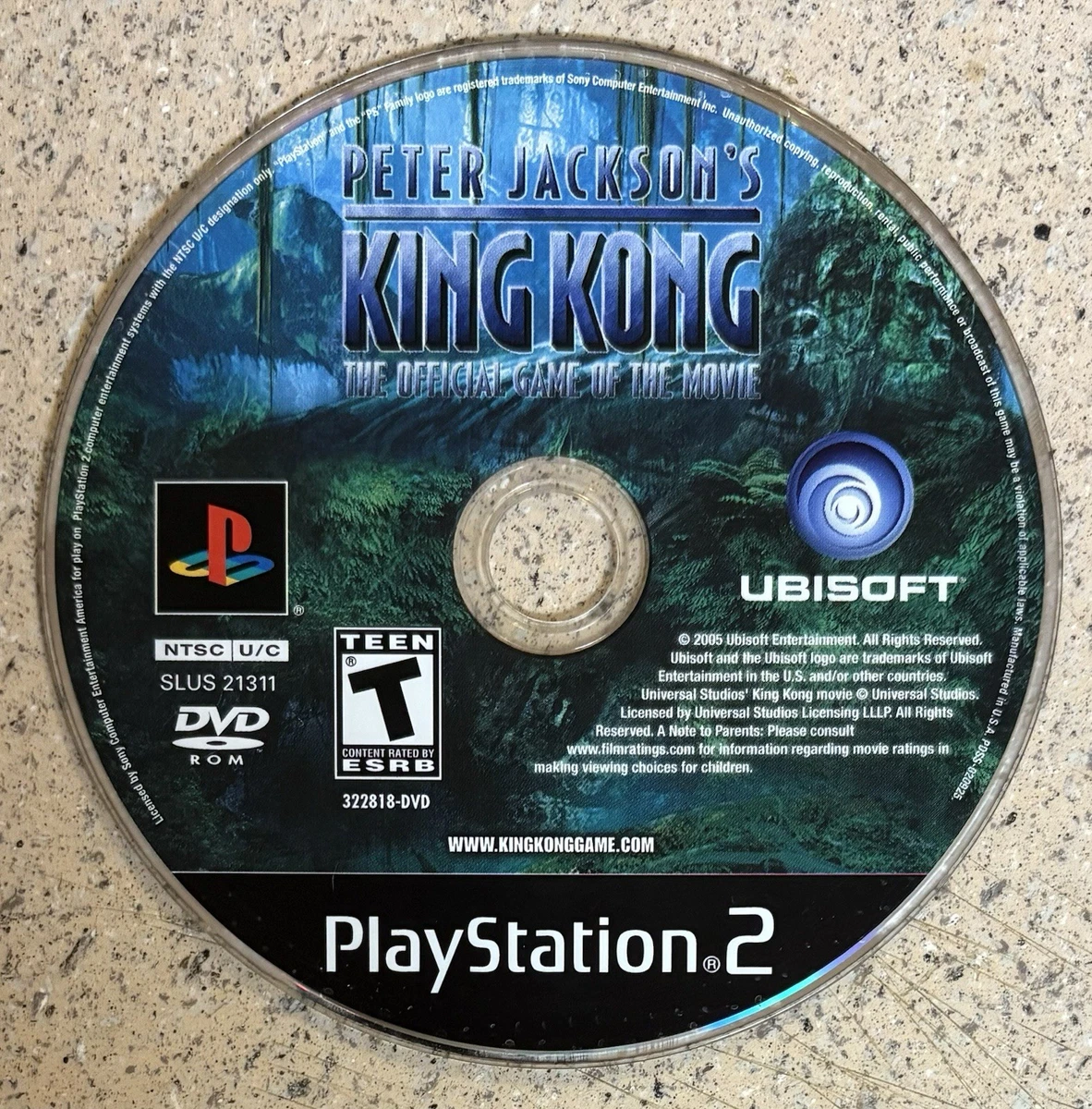 Lot De 2 Jeux PS2 : Mace Griffin Et King Kong - Version Française - Très Bon état