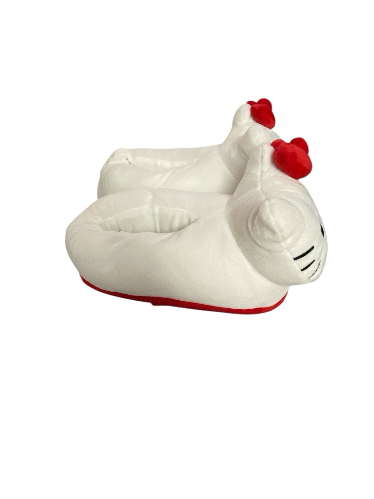 SAOLA Hello Kitty Pantofole Donna L XL (9 10) Bianco Rosso Grip Sole Tampone 2024