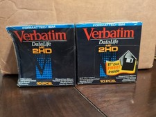 Verbatim DataLife 3.5  Microdisks 2HD 1.4 MB20-Pack IBM Format 1994 Sealed 2pack