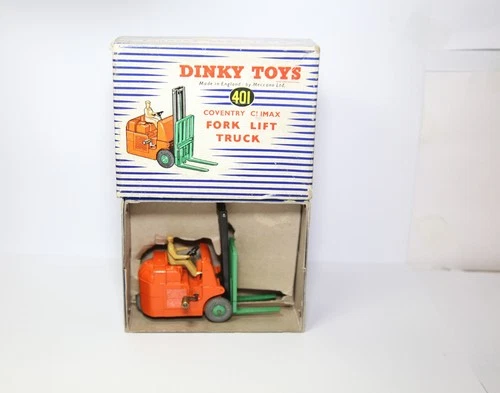Dinky 401 Coventry Climax Fork Lift Truck In Original Box - Excellent Original