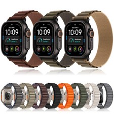 Nylon Sport Band Alpine Loop for Apple Watch Ultra 4 3 2 49mm S12 11 10 9 8 7 SE