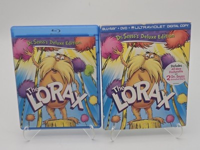 Dr. Seuss The Lorax Deluxe Edition Blue Ray DVD w/ Slipcover - No