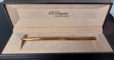 S.T. Dupont Classique Kugelschreiber vergoldet Drehmechanik mit Box