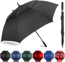 Automatic Open Golf Umbrella 54/62/68/72 Inch, Extra Large Windproof Vented Doub