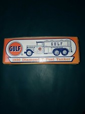 GULF 1930 DIAMOND T GULF FUEL TANKER TRUCK BANK