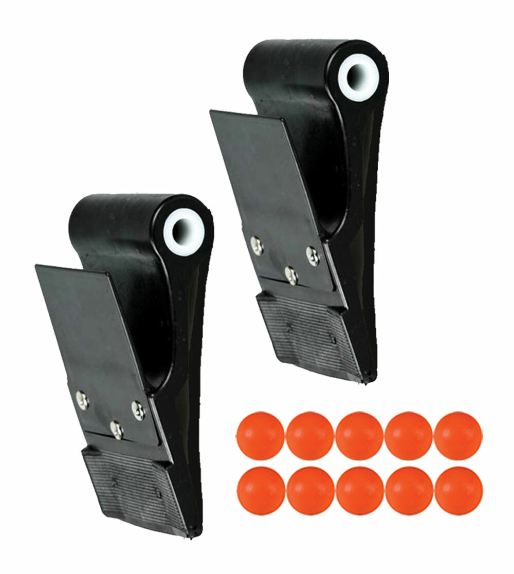 Coppia Paletta Dribling pro per gioco Tam-Tam nera, cm.8,5x10,8 8 D.intern0 m.1