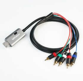Dreamcast Component Cable Adapter Supports RGBS/VGA to Component Video