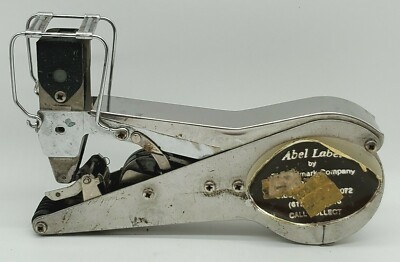Vintage Abel Labeling by HalMark Pricing Gun Stainless Steel Label Price Sticker
