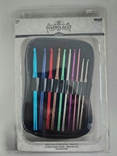 Yarnology Crochet Perfect 8 Aluminum 16 Steel Crochet Hooks 24 pc Case 209585