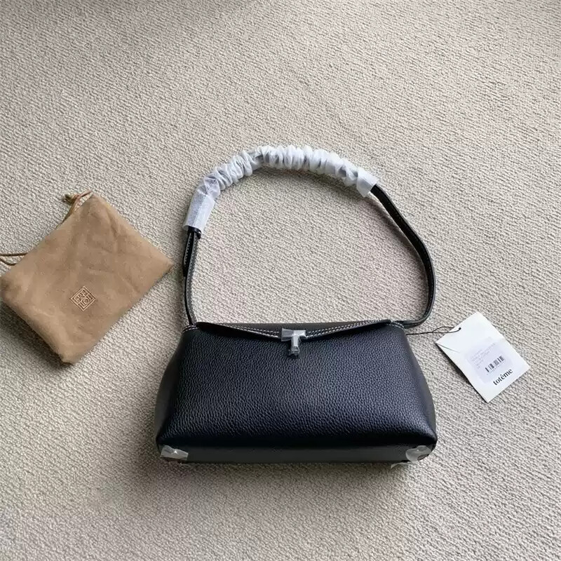 Toteme Women's Leather  Clamshell Calfskin T-lock Handbag