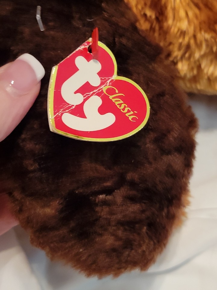 TY Memphis Hound Dog Plush Toy Floppy Puppy Retired 2001 Stuffed Animal