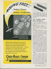 3 1951 Smith Morris Aviation Ads Aircraft Engines J-48 Cyclone 18 Great Graphics