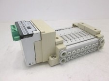 SMC, EX120-SDN1, DeviceNet Interface Module Assy w/ 8 Position, No Valve, Used