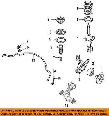 パーツ channel 2007-2012 Mazda CX-7 Front Stabilizer Sway Bar Link L20634150B