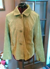 Nwt Requirements Lime Green Corduroy Jacket Women's Size L 3 Button Career $54