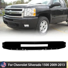 Gloss Black Front Bumper Impact Face Bar For Chevy Silverado 1500 2007-2013