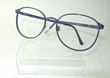 NOS Vintage Liberty Z87 Purple Black Metal Eyeglasses Frames 55-18-145-46mm