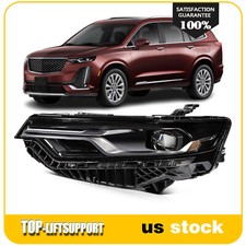 Left Side [Full LED] Headlight For 2020-2023 Cadillac XT6 w/Single Projector